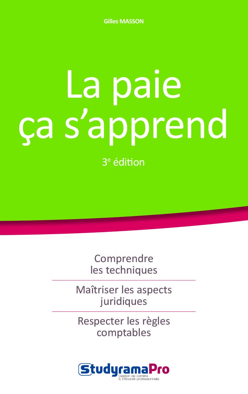 La paie, ça s'apprend ! 9782759031948