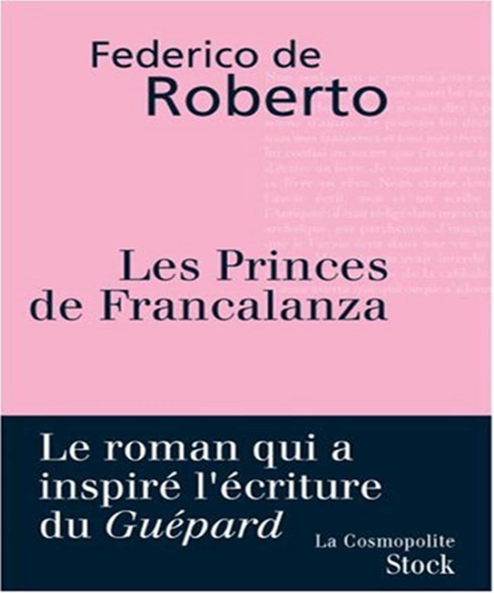 Les Princes de Francalanza 9782234060128