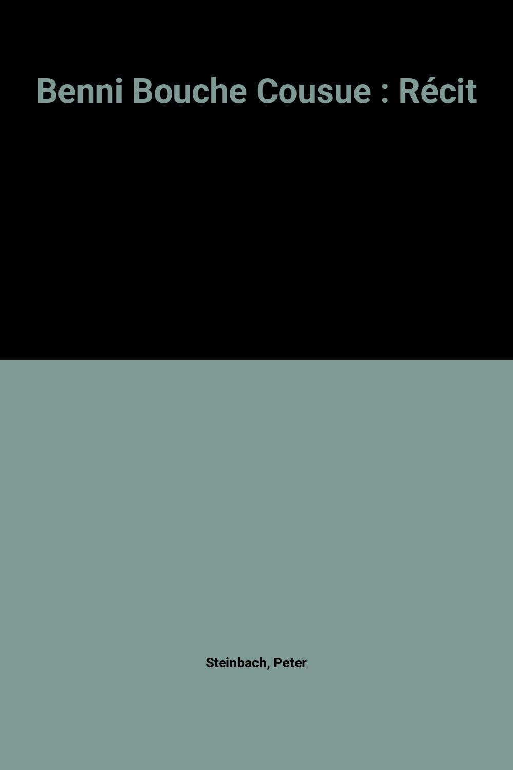 benni bouche cousue 9782211028189