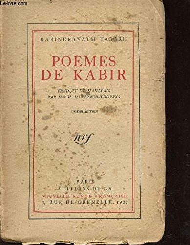 La Fugitive: Poêmes de Kabir 9782070261727