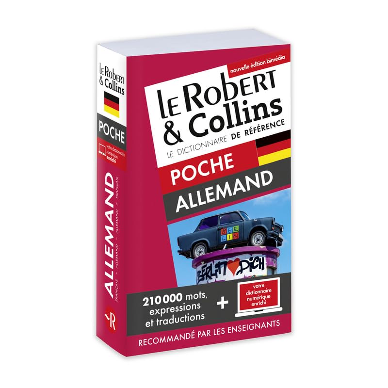 Dictionnaire Le Robert & Collins Poche Allemand et sa version numérique à télécharger PC: Poche broché + Dictionnaire à télécharger PC 9782321010777