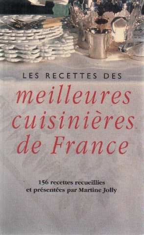 Recettes des meilleures cuisinieres de France 9782286046484
