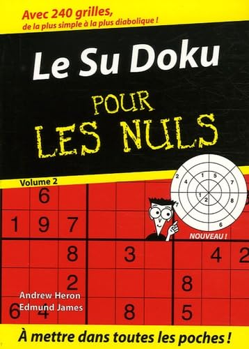 Su Doku pour les Nuls: Volume 2 9782754001670