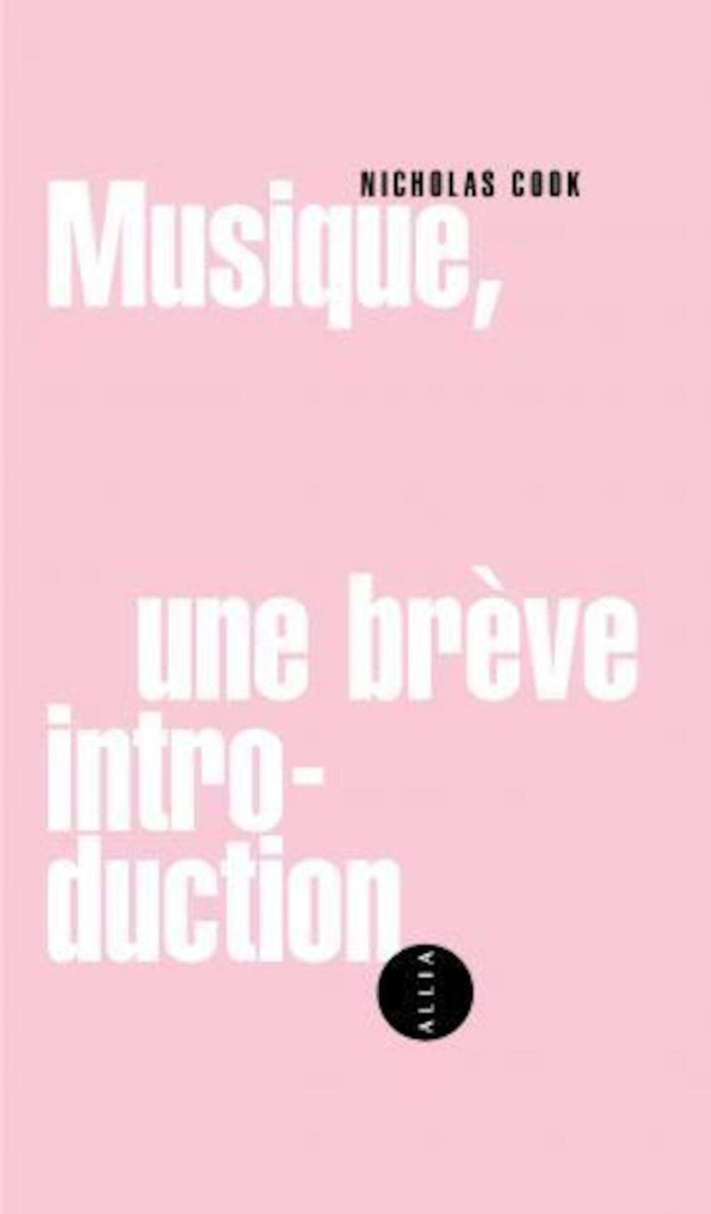 Musique, une brève introduction 9782844852069