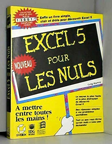 Excel 5 pour les nuls 9782736120542
