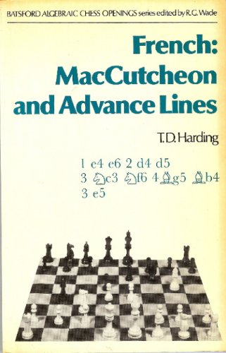 French: MacCutcheon and Advance Lines 9780713420265