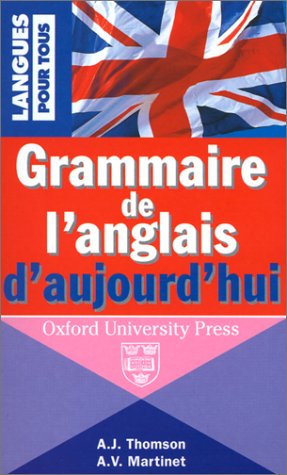 Grammaire de l'anglais d'aujourd'hui 9782266061087