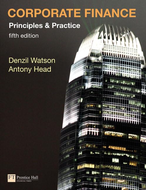 Corporate Finance Principles and Practice 9780273725251