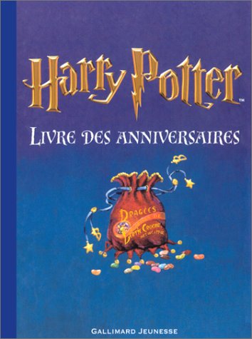 Livre d'anniversaire harry potter 3260050667418