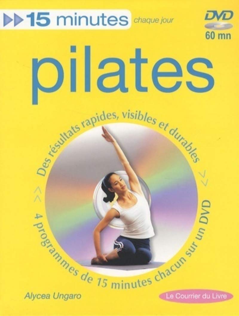 15 minutes pilates (LIVRE+DVD) 9782702906330