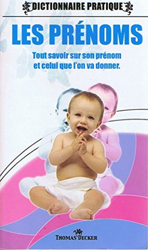 Dictionnaire des prénoms 9782846900898
