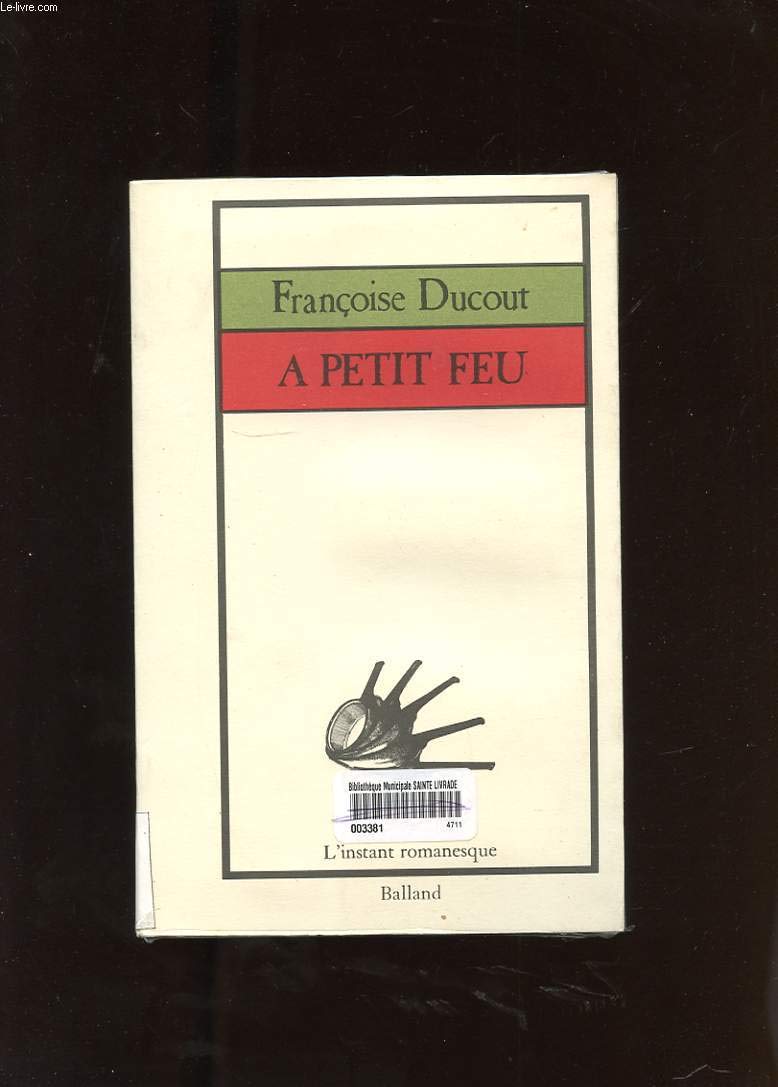 À petit feu (L'Instant romanesque) 9782715803060