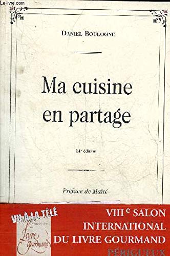 Ma cuisine en partage 9782912347473