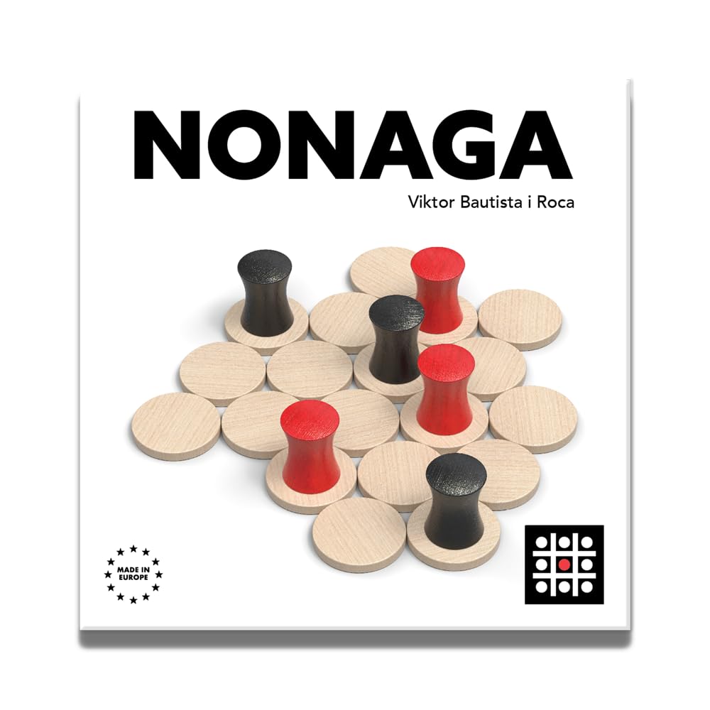 Steffen Spiele - Nonaga - Jeu de Duel - sois Le Premier à regrouper tes Trois pions sur des tuiles adjacentes – 99017 0701197870017