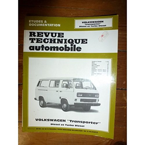 RRTA0509.1 - REVUE TECHNIQUE AUTOMOBILE VOLKSWAGEN VW TRANSPORTER Diesel - TurboDiesel