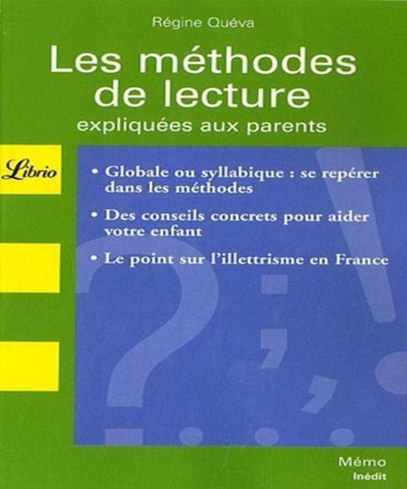 Méthodes de lecture: expliquées aux parents 9782290005590