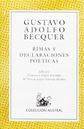 Rimas Y Declaraciones Poeticas 9788423918065