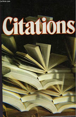 Citations 9782501000345