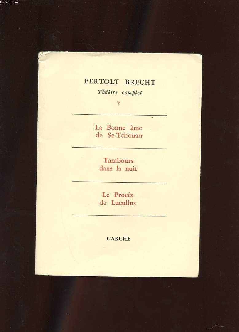 La Bonne âme du Se-tchouan 9782851810113