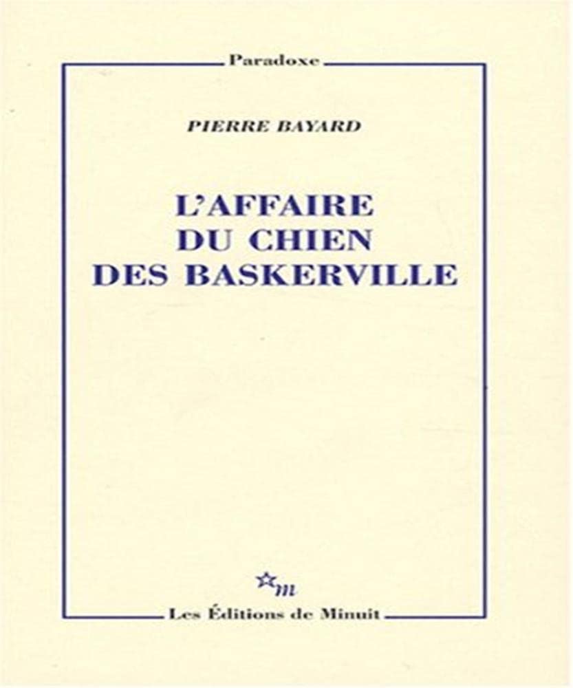 L’affaire du chien des Baskerville 9782707320216