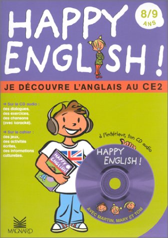 Happy english : Je découvre l'Anglais au CE2 (1 livre + 1 CD audio) 9782210744370