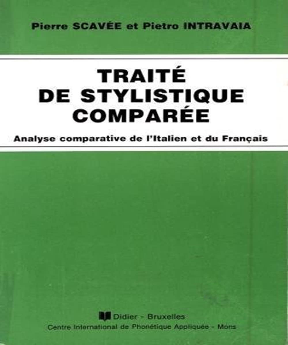 Traité de stylistique comparée : Analyse comparative de l'italien et du français 2020000053293