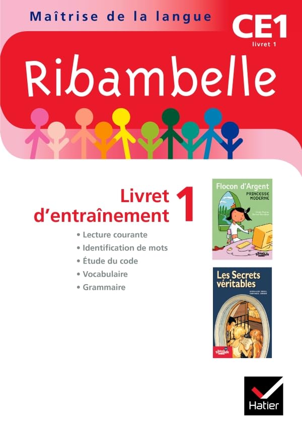 Ribambelle CE1 2010 série Rouge, livret d'entraînement N°1 NON VENDU SEUL Compose le 9344904 9782218943850
