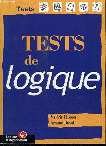 Tests de logique 9782708126268