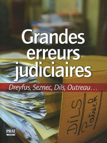 Les grandes erreurs judiciaires 9782858909513