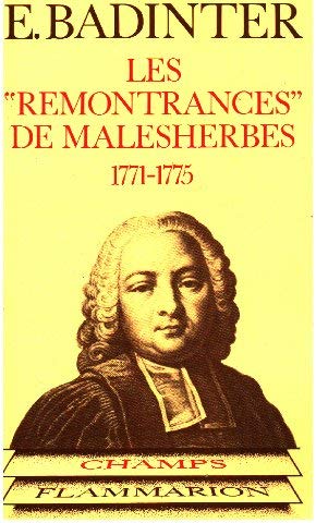 Remontrances de malesherbes 1771 - 1775 *** no 150 (Les) 9782080811509