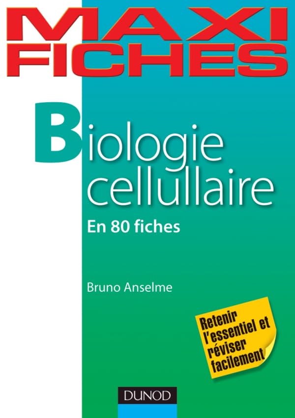 Maxi Fiches de Biologie cellulaire - 80 Fiches: 80 Fiches 9782100552610