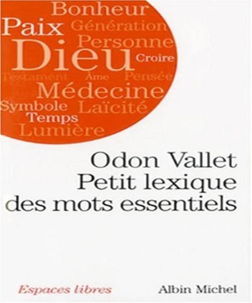 Petit Lexique des mots essentiels 9782226178428