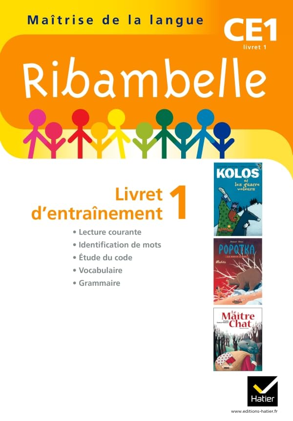 Ribambelle CE1 Série Jaune, Livret d'entraînement 1, éd. 2011 (NON VENDU SEUL) 9782218955846