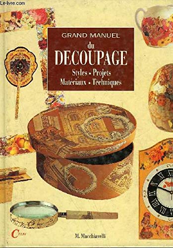 Grand manuel du découpage 9782865352722