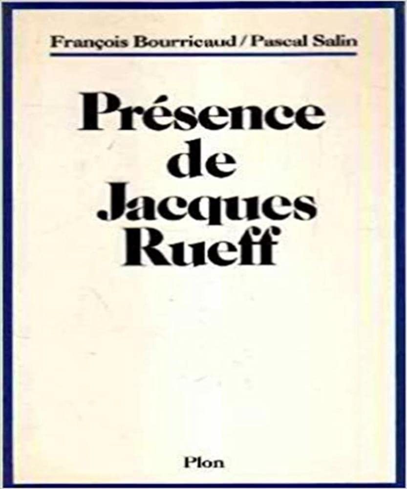 Présence de Jacques Rueff 9782259020770