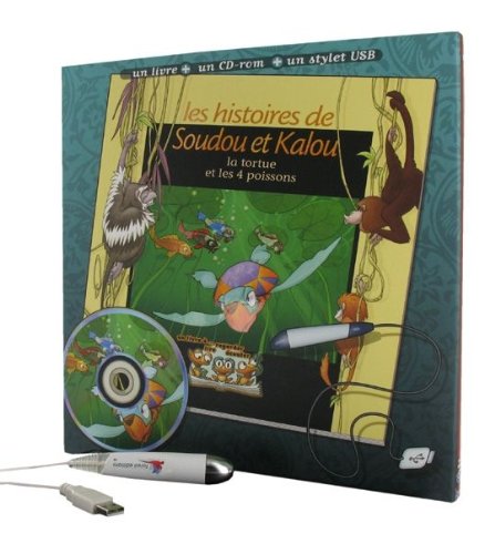 La tortue et les quatre poissons (coffret avec stylet) 9782357810068