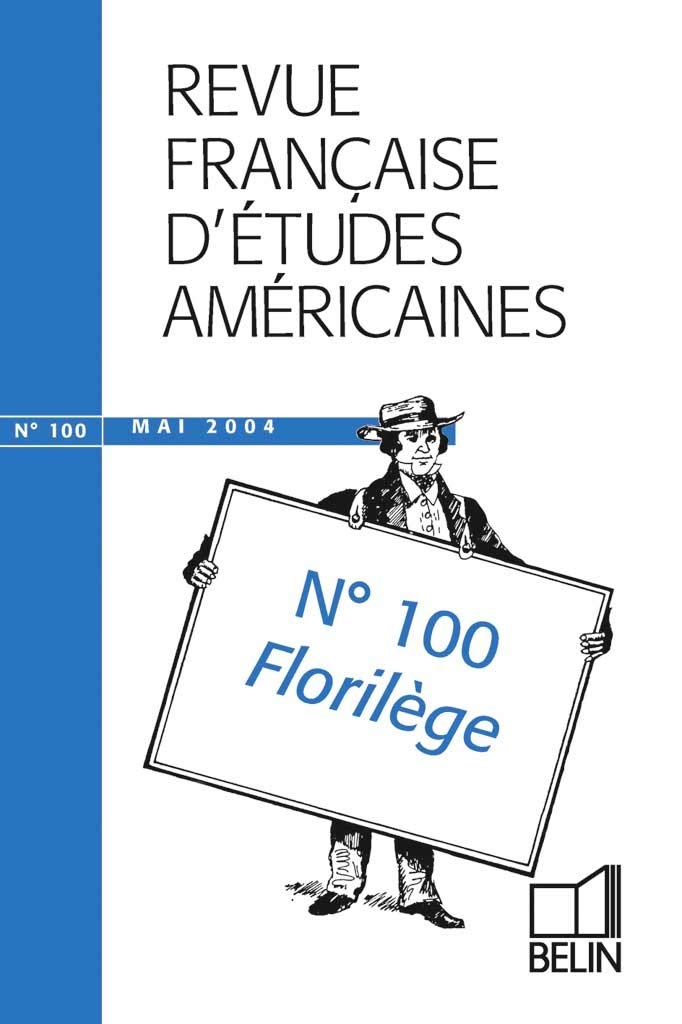 RFEA N°100 (2004-2): Florilège 9782701137407