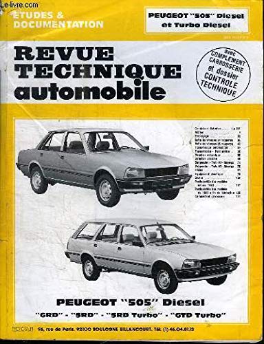 Revue technique de l'Automobile numéro 418.3 : Peugeot 505, diesel et turbo diesel 9782726841839