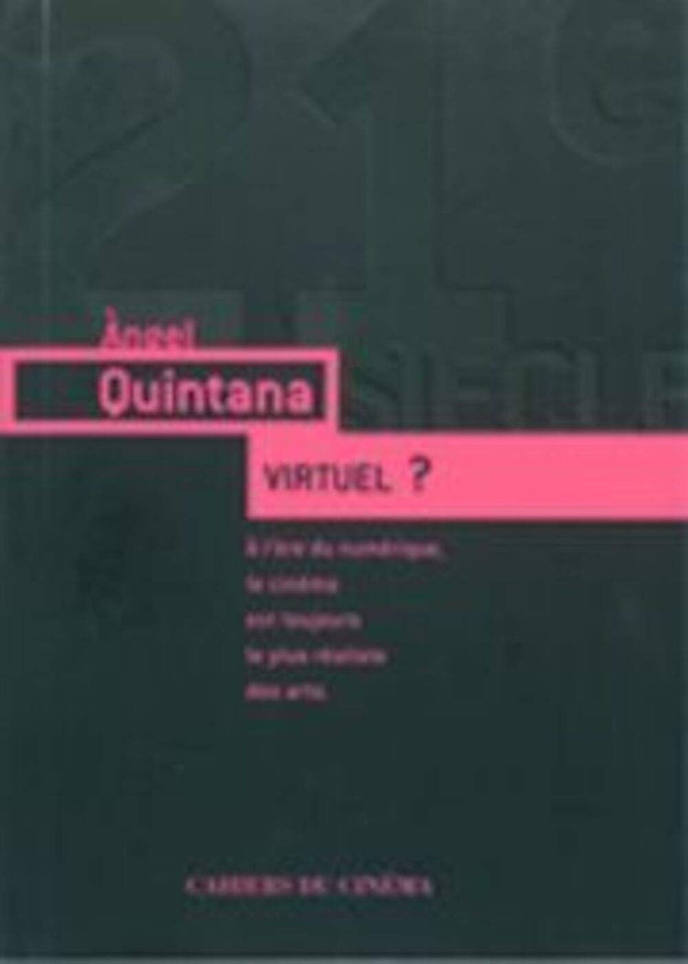 Virtuel ?: A l'ère du numérique, le cinéma est toujours le plus réaliste des arts 9782866425357