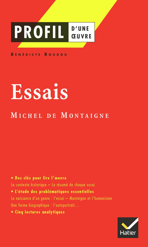Essais : Michel de Montaigne 9782218720543