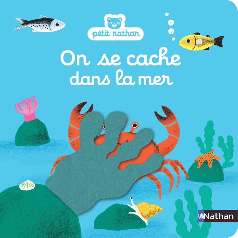 On se cache dans la mer - Livre à toucher - dès 6 mois 9782092593745