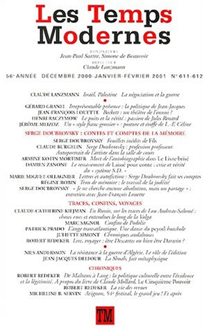 Les Temps modernes, numéro 611 9782070760930