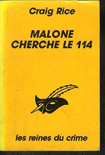 MALONE CHERCHE LE 114 9782702417812