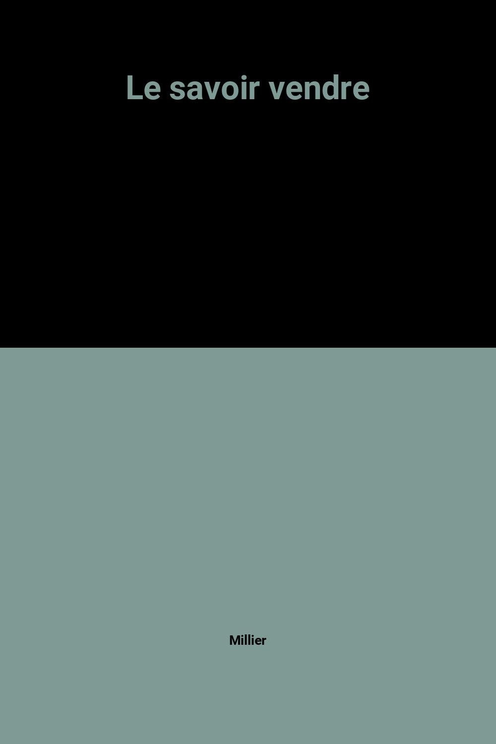 Le Savoir Vendre 9782708112254