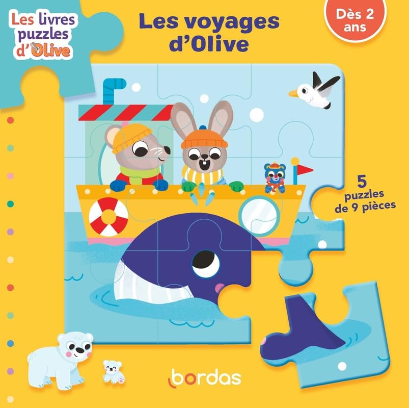Les livres-puzzles Olive - Les voyages d'Olive: Livre-puzzle 9782047402276