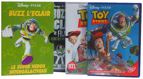 Coffret Buzz l'éclair : Toy Story 1 / Toy Story 2 / Buzz l'éclair 3459370500882