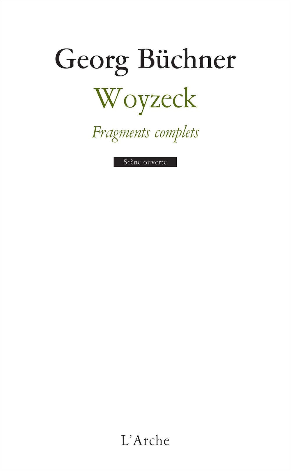 Woyzeck, fragments complets 9782851813183