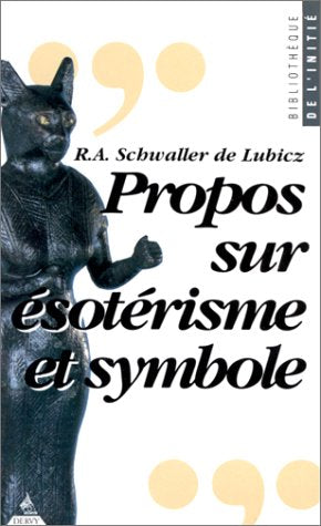Propos sur ésotérisme et symbole 9782850765384