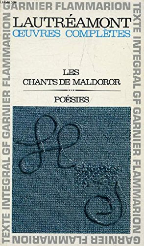 Les Chants De Maldoror Poesies Lettres