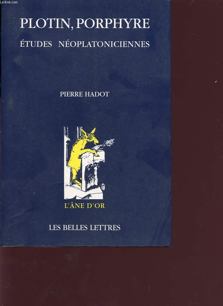 Plotin, Porphyre, études néoplatoniciennes 9782251420103